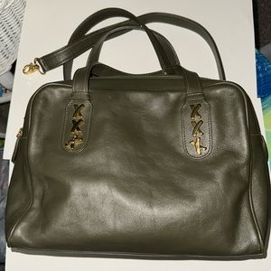 Paloma Picasso Bag Green Leather Brand New Without Tags